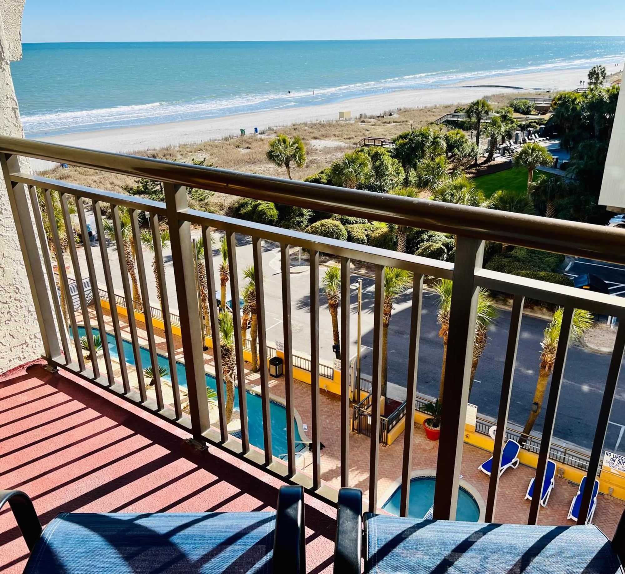 Azure Bliss Oceanfront Condo Sleeps 6 Myrtle Beach Dış mekan fotoğraf
