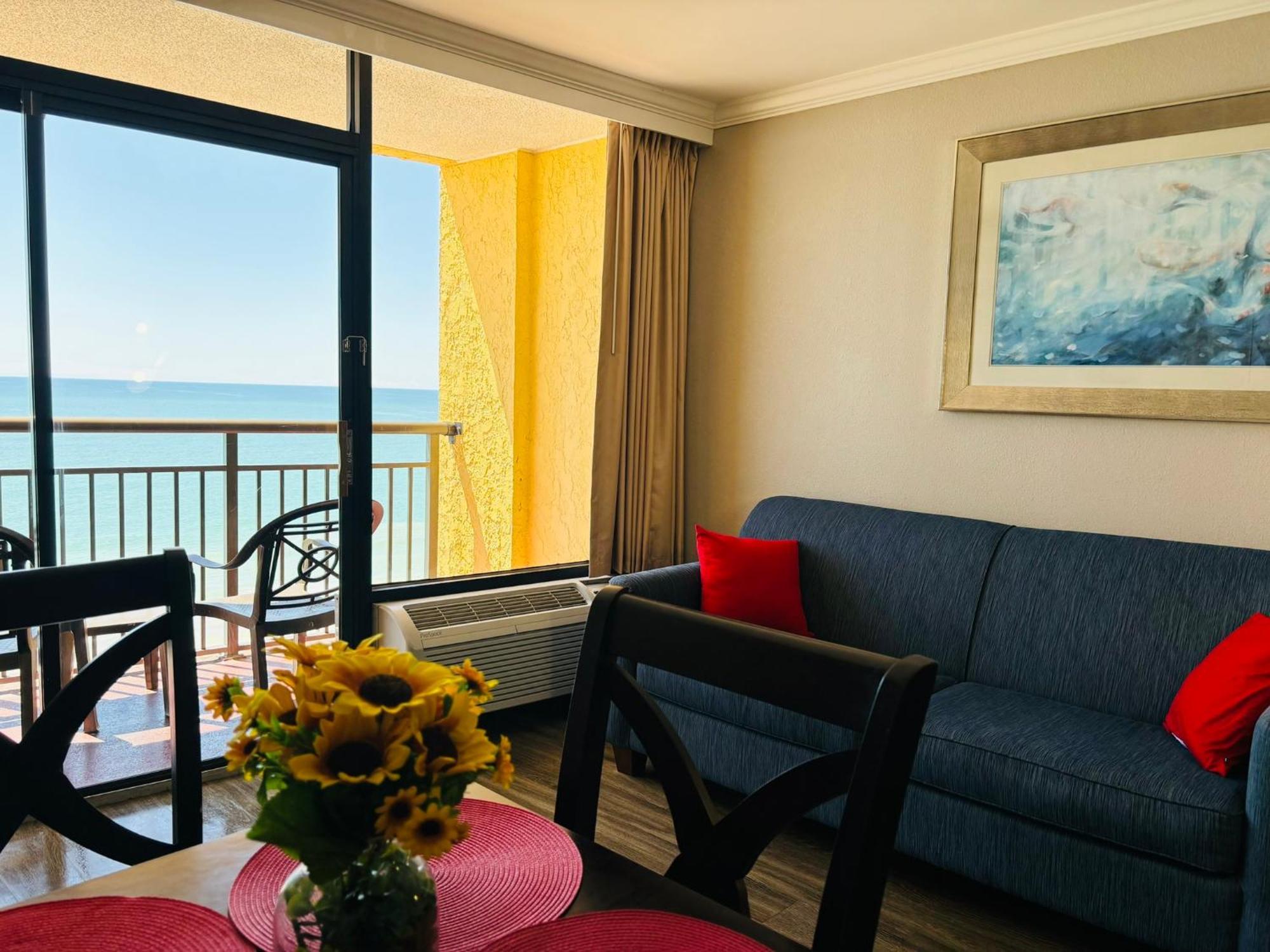 Azure Bliss Oceanfront Condo Sleeps 6 Myrtle Beach Dış mekan fotoğraf